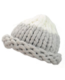 NYfashion101 Two Tone Handmade Big Chunky Loop Helsinski Hat Beanie