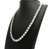 Hip-Hop Rapper's Style 7mm 22" Acrylic Stone Chain Necklace