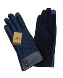 NYfashion101 Exclusive Chevron Pattern Touchscreen Compatible Winter Gloves