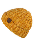 C.C Unisex Chenille Soft Warm Stretchy Thick Cuffed Knit Beanie Cap Hat