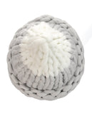 NYfashion101 Two Tone Handmade Big Chunky Loop Helsinski Hat Beanie