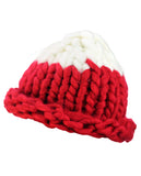 NYfashion101 Two Tone Handmade Big Chunky Loop Helsinski Hat Beanie