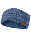 C.C Soft Stretch Winter Warm Cable Knit Fuzzy Lined Ear Warmer Headband