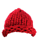 Solid Color Handmade Big Chunky Loop Helsinski Hat Beanie