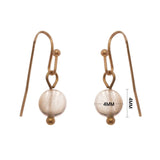 Women's Encircled Wired Stone Pendant Necklace and Earrings Set