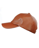 NYFASHION101 Soft PU Leather Perforated Precurved Baseball Cap