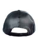 NYFASHION101 Soft PU Leather Perforated Precurved Baseball Cap