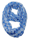D&Y Christmas Theme Sheer Loop Infinity Scarf
