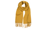 Unisex Classic Softer Than Cashmere Plain Fringe End Scarf