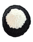 NYfashion101 Two Tone Handmade Big Chunky Loop Helsinski Hat Beanie