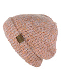 C.C Unisex Thick Soft Stretchy Multicolor Knit Cuff Beanie Skull Cap Hat