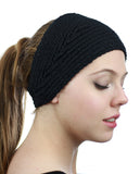 NYFASHION101 Hand Knitted Button Closure Winter Headband Headwrap