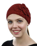 NYFASHION101 Hand Knitted Button Closure Winter Headband Headwrap