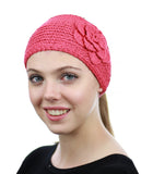 NYFASHION101 Hand Knitted Button Closure Winter Headband Headwrap