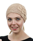 NYFASHION101 Hand Knitted Button Closure Winter Headband Headwrap