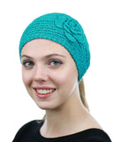 NYFASHION101 Hand Knitted Button Closure Winter Headband Headwrap