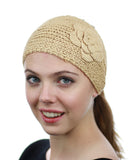 NYFASHION101 Hand Knitted Button Closure Winter Headband Headwrap