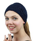 NYFASHION101 Hand Knitted Button Closure Winter Headband Headwrap