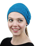 NYFASHION101 Hand Knitted Button Closure Winter Headband Headwrap