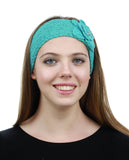 NYFASHION101 Hand Knitted Button Closure Winter Headband Headwrap