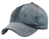 C.C Unisex Soft Velvet Crushable Blank Adjustable Baseball Cap Hat