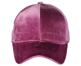 C.C Unisex Soft Velvet Crushable Blank Adjustable Baseball Cap Hat