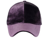 C.C Unisex Soft Velvet Crushable Blank Adjustable Baseball Cap Hat