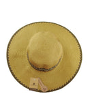 NYFASHION101 Multicolor Weaved Band and Trim Wide Brim Panama Hat