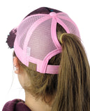 C.C Ponycap Messy Bun Ponytail Reversible Magic Sequin Adjustable Baseball Cap