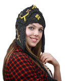 NYFASHION101 Nepal Handmade Ear Flaps Wool Fleece Lined Winter Hat