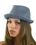 NYFASHION101 Classic Lightweight Cotton Unisex Trilby Fedora Hat