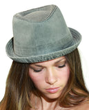 NYFASHION101 Classic Lightweight Cotton Unisex Trilby Fedora Hat