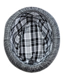 NYFASHION101 Classic Lightweight Cotton Unisex Trilby Fedora Hat