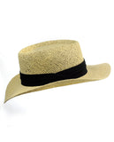 NYFASHION101 Unisex Classic Black Band Straw Weaved Panama Hat