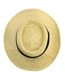 NYFASHION101 Unisex Classic Black Band Straw Weaved Panama Hat