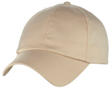 Women's Adjustable Satin Feel Low Profile Baseball Dad Cap Hat