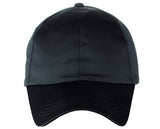 Women's Adjustable Satin Feel Low Profile Baseball Dad Cap Hat
