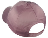 Women's Adjustable Satin Feel Low Profile Baseball Dad Cap Hat