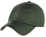 Women's Adjustable Satin Feel Low Profile Baseball Dad Cap Hat