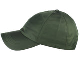 Women's Adjustable Satin Feel Low Profile Baseball Dad Cap Hat