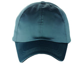 Women's Adjustable Satin Feel Low Profile Baseball Dad Cap Hat