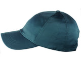 Women's Adjustable Satin Feel Low Profile Baseball Dad Cap Hat