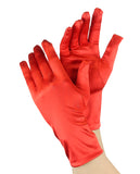NYFASHION101 Solid Color Classy Elegant Formal Wrist Length Satin Gloves