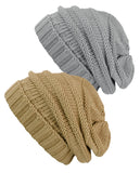 Oversized Baggy Slouchy Thick Winter Beanie Hat
