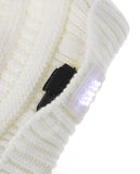 NYFASHION101® LED Hands Free Light Winter Cable Knit Cuff Beanie Hat
