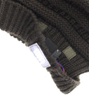 NYFASHION101® LED Hands Free Light Winter Cable Knit Cuff Beanie Hat