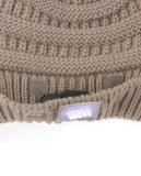 NYFASHION101® LED Hands Free Light Winter Cable Knit Cuff Beanie Hat