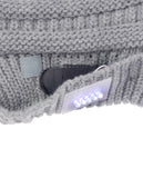 NYFASHION101® LED Hands Free Light Winter Cable Knit Cuff Beanie Hat