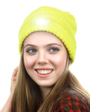 NYFASHION101® LED Hands Free Light Winter Cable Knit Cuff Beanie Hat