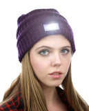 NYFASHION101® LED Hands Free Light Winter Cable Knit Cuff Beanie Hat